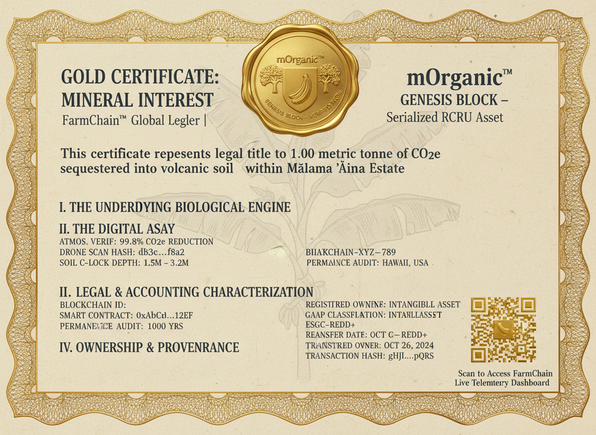 Gold-Standard RCRU certificate — corporate carbon partnership