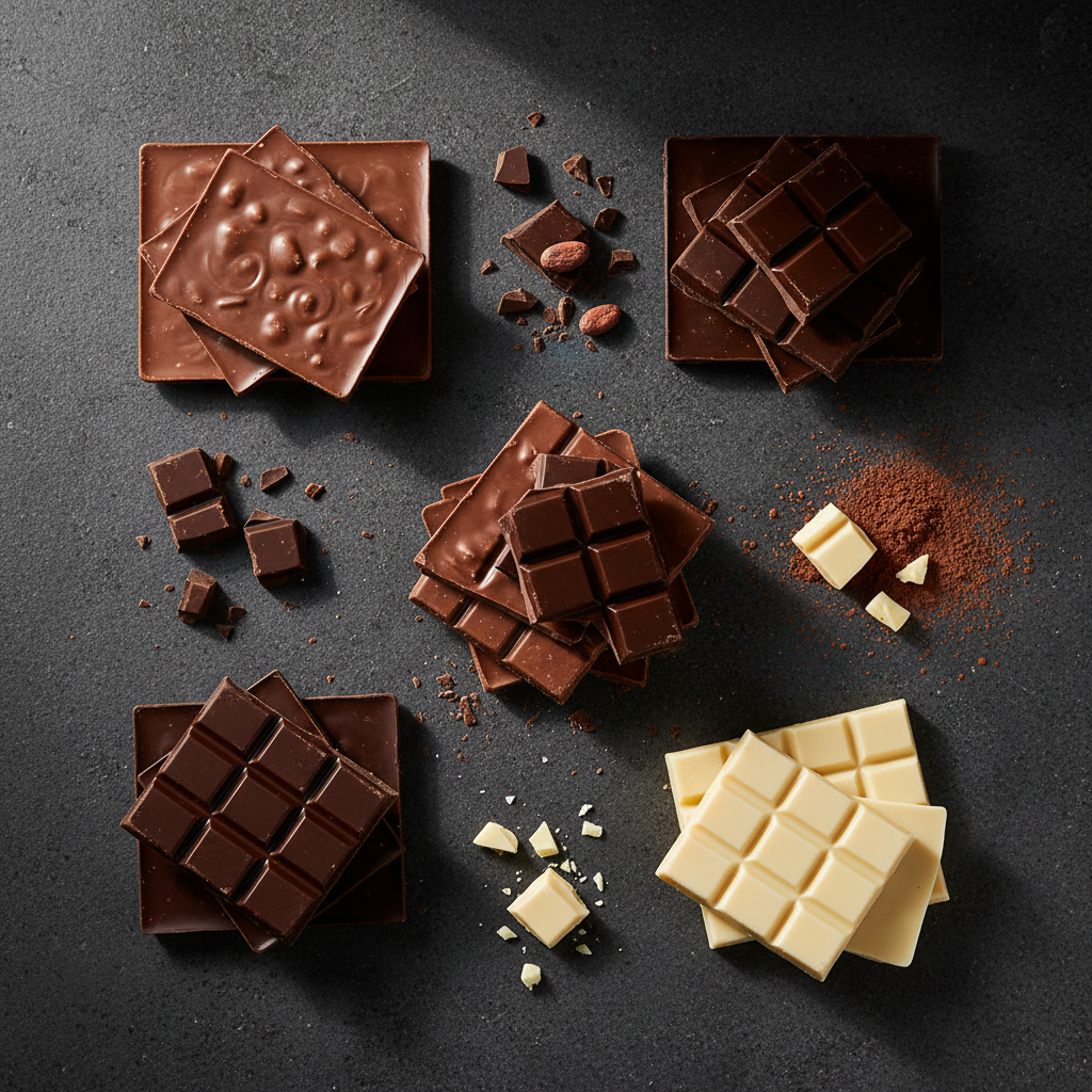 Chocolate — Dark, Milk & White